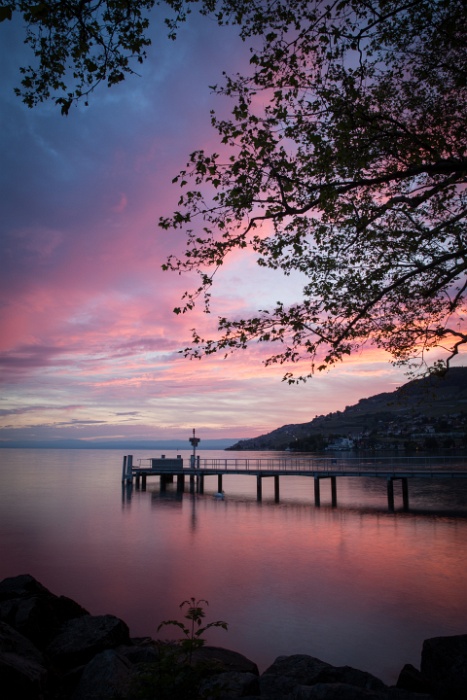 Coucher soleil Vevey  - 032